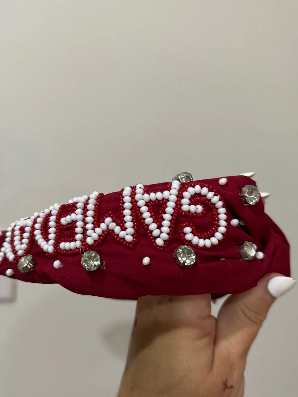 Source Unknown Red Beaded 